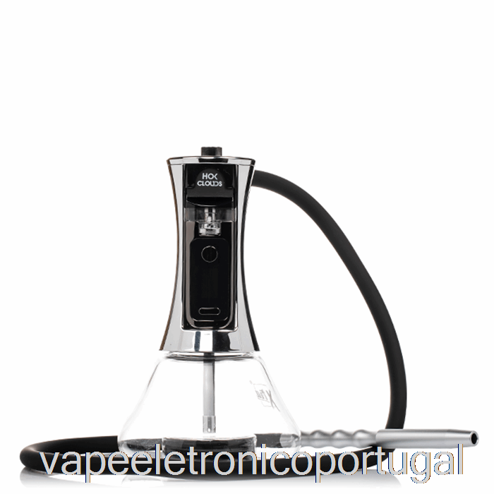 Vape Eletrônico Xtra Hok Clouds E-hookah Kit Prata
